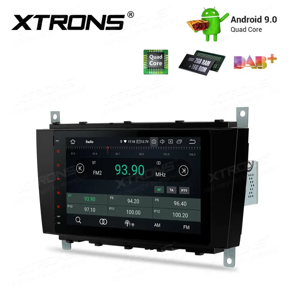 Top 8" Android 9.0 Pie OS Car Multimedia Navigation GPS Radio for Mercedes Benz CLK-Class W209 2005-2006 & G-Class W463 2006-2008 1