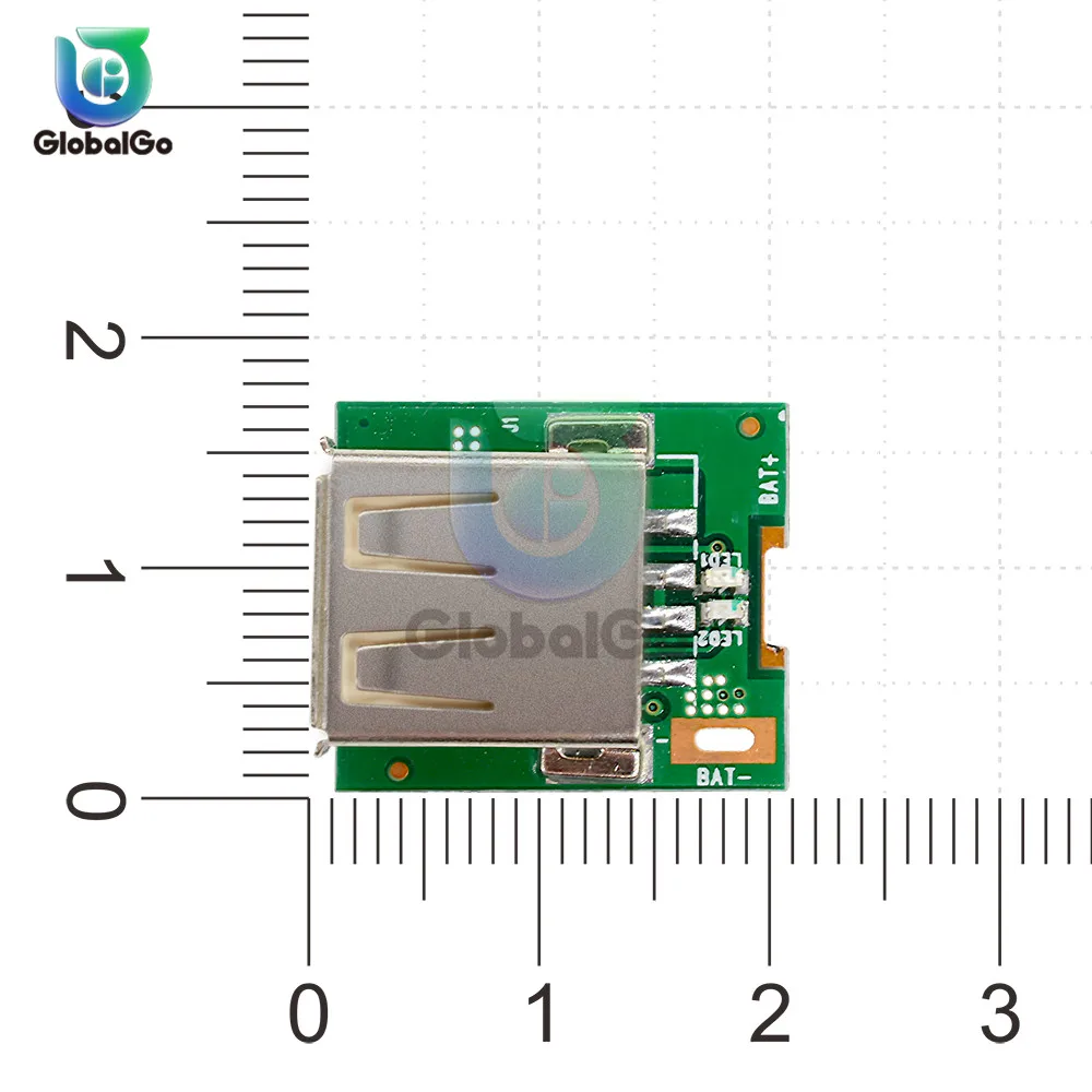 USB повышающий источник питания Повышающий Модуль конвертер защита зарядки 3,7 в USB литиевая батарея 18650 Выход 5V1A зарядная плата