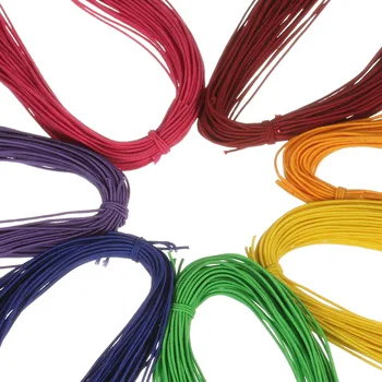 

45 yards / package core elastic wire rope hand chain rope DIY wear resistant elastic leather Diameter 1mm