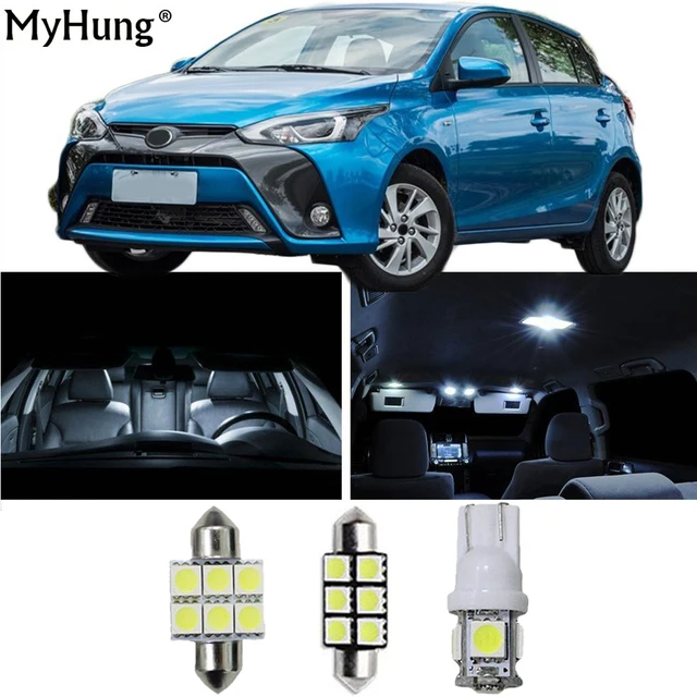 Car LED Light For Toyota YARIS YARiS L VIOS Interior Replacement Bulbs