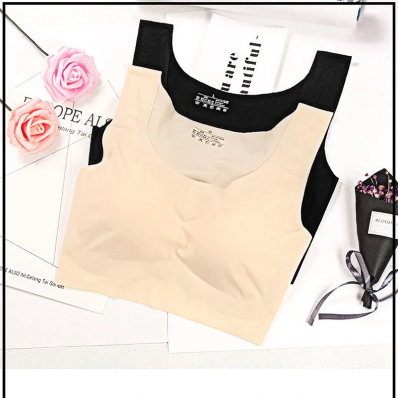

2018 New Vests Style Wire Free Sleep Women's Bras Bra Straps Comfortable Non Magnetic Ladies' Underwear