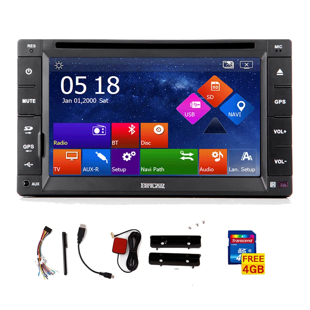 Perfect Head Unit GPS Car DVD Player Accessory Movie Receiver Touchscreen Map Autoradio Stereo Auto Radio Capacitive Sub USB 10