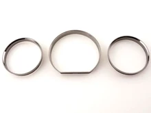 Styling cromo Dashboard Bitola Anel Conjunto para Mercedes Benz W124