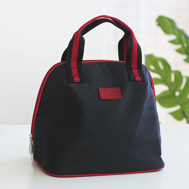 

Tote Lunch Bag With Zipper For Family Multifunction Portable Picnic Bag Insulated Aluminum Foil Storage Container Hand Bag
