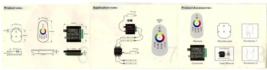 20 клавиш 24 клавиши 2,4G музыкальный контроллер DC12-24V RGB звук чувствительный дистанционный музыкальный 2 для 5050 3528 Светодиодный светильник