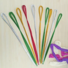 80 шт. 26# чулки с цветами материал цветочные красочные железные провода для DIY нейлоновые сетки чулок цветы DIY ювелирных изделий Материал s