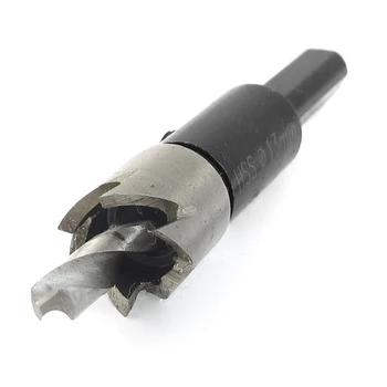 

Black HSS Shaft 5mm Twist Drill Bit 13mm Cutting Tool Hole Saw with Hex Wrench