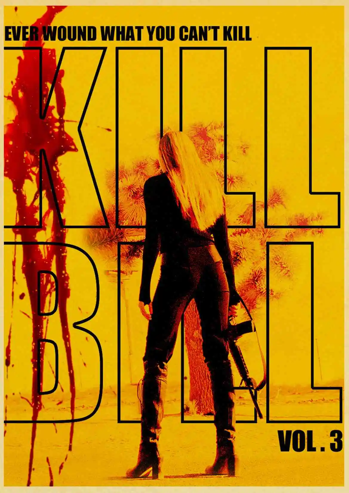 Классический фильм Kill Bill винтажные Плакаты для дома/бара/гостиной Декор крафт-бумага высокого качества плакат стикер стены