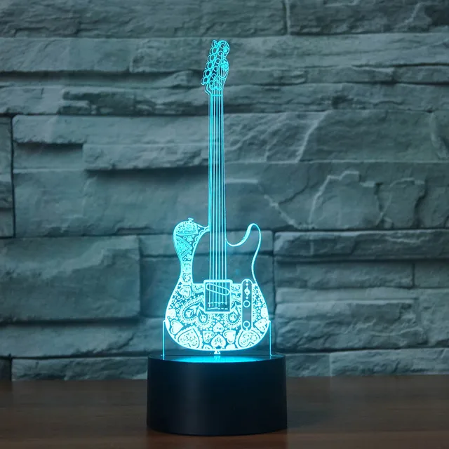 Gitar Listrik Bass Gitar 7 Mengubah Warna 3d Ilusi Malam Lampu Sebagai Hadiah Untuk Pecinta Gitar Untuk Dekorasi Kamar Night Lamp 3d Illusionillusion Lamp Aliexpress