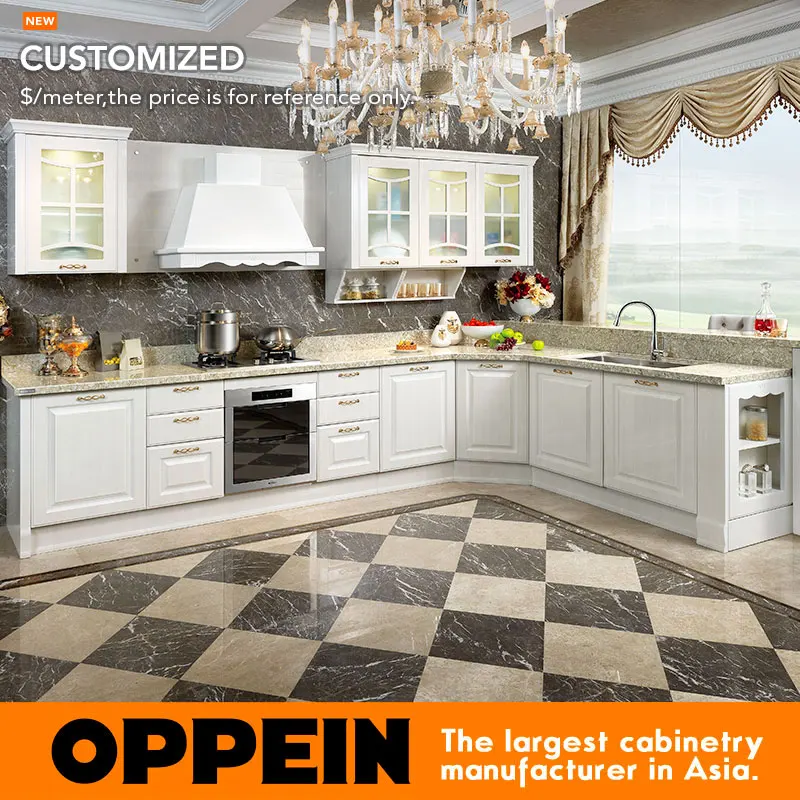 2015 новая современная кухня метериал МДФ из ПВХ обработкой OP15 054|mdf kitchen cabinets|design