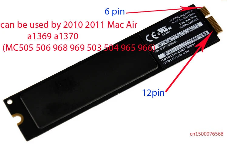  Original 256GB SSD Für 2010 2011 Macbook Air A1369 A1370 ssd MC503 MC504 MC965 MC966 MC968 MC969 TH