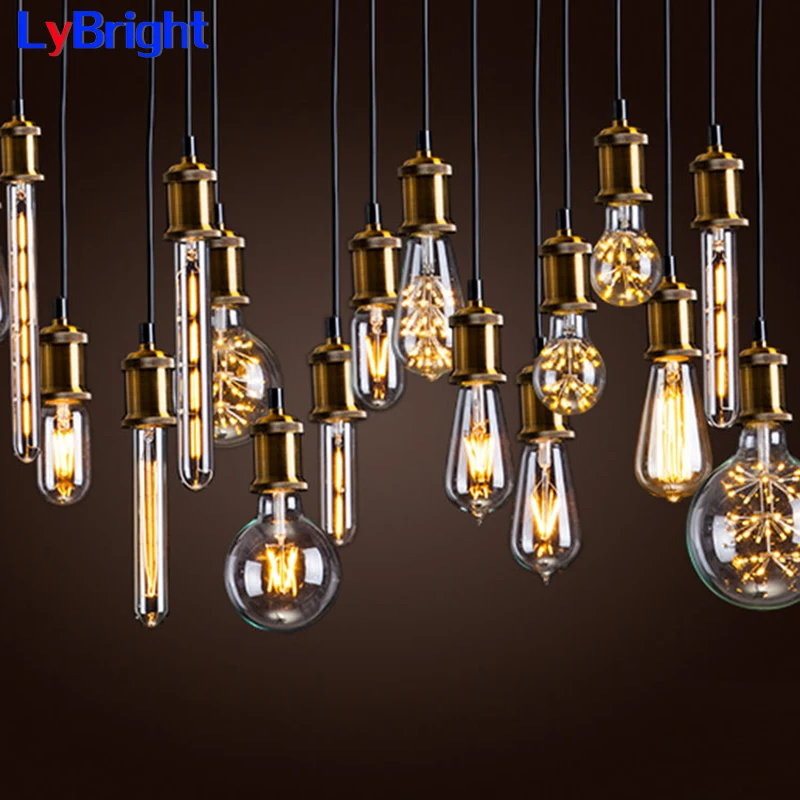 Hot Selling! NEW Vintage LED Edison Bulb AC 220V E27 Light Bulb For