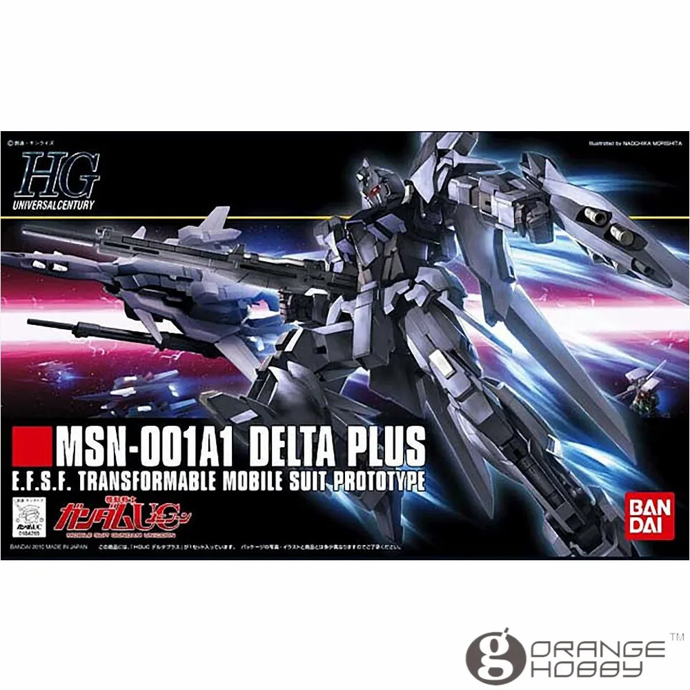 

OHS Bandai HGUC 115 1/144 MSN-001A1 Delta Plus Mobile Suit Assembly Model Kits