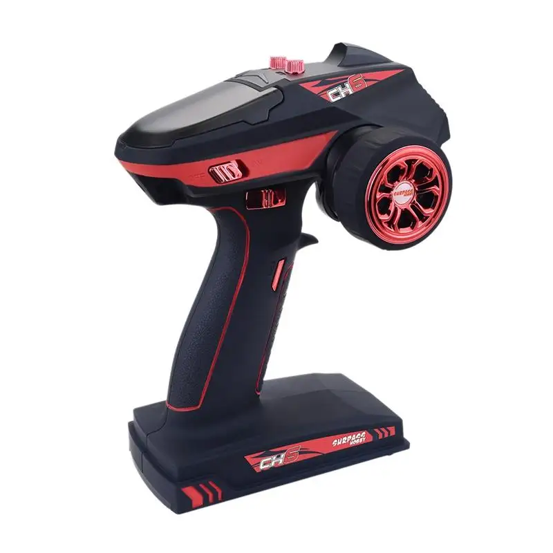 

Surpass Hobby Ch6 2.4G 6Ch Super Response Transmitter Remote Control With Receiver For Rc Car Boat Tank Water Skateboards