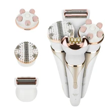 4 в 1 водонепроницаемый женский эпилятор набор для удаления волос набор инструментов Электрический ручной безболезненное удаление волос машина