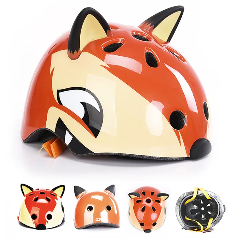 

Professional Breathable EPS Shakeproof Cute Animal Helmet for Children Outdoor Sports Cycling Skating Safety Helmet Supplies