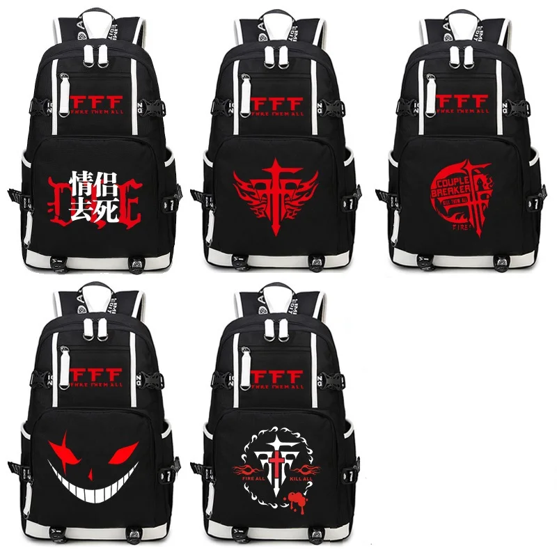 

new Anime FFF Group unisex student preppy style backpack anime bag fashion