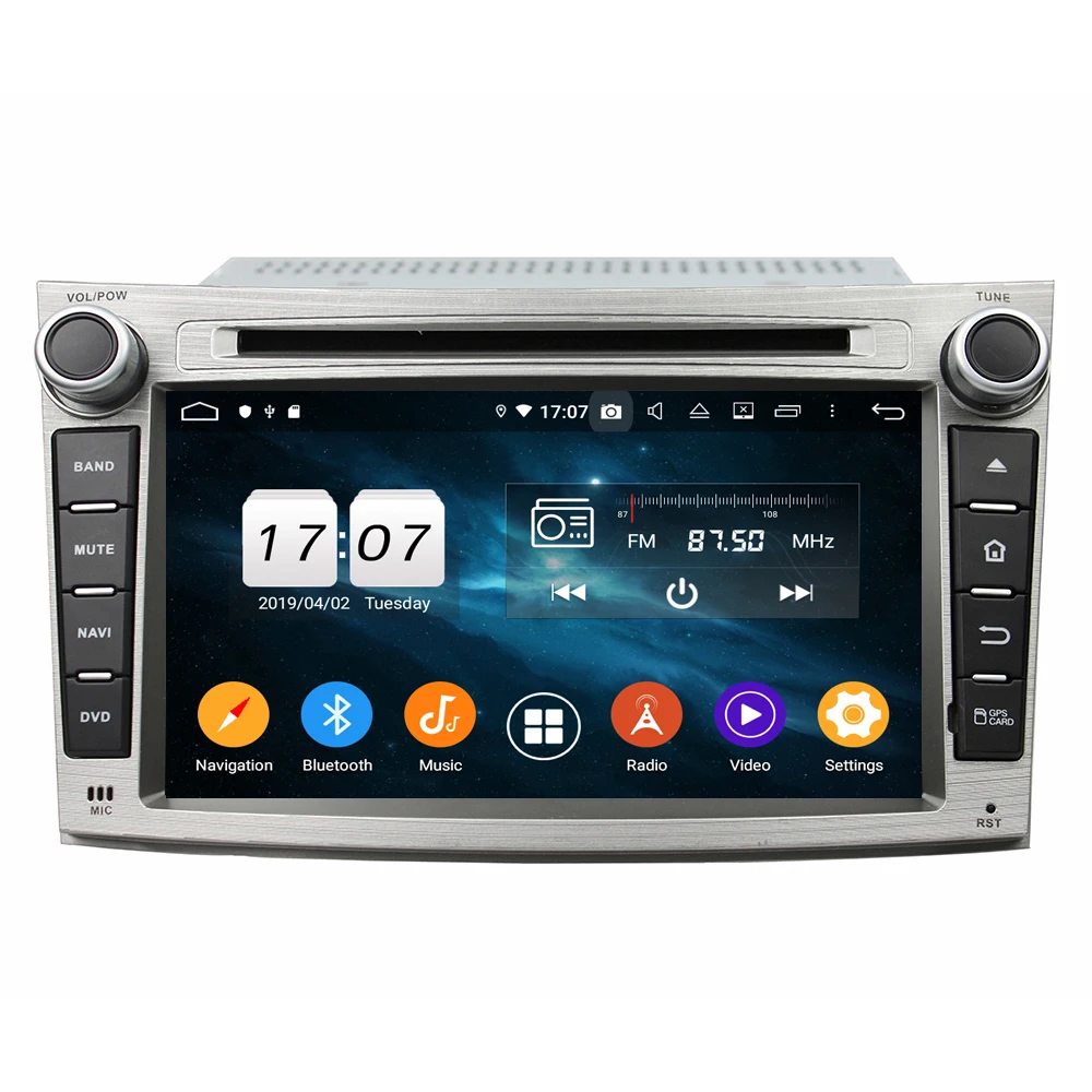 Автомобильный DVD-плеер DSP PX6 6 ядер Android 10 для Subaru Legacy Outback 2009-2012 стерео радио GPS Wi-Fi