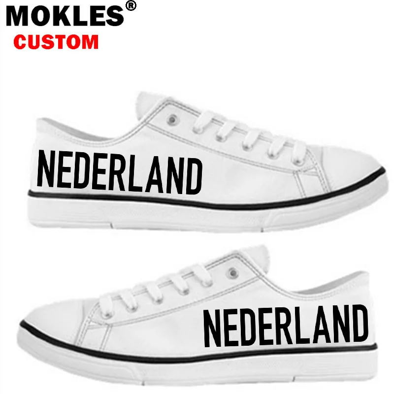 

NETHERLANDS men student shoes diy free custom logo name photo nld couple shoes nation flag nl kingdom holland dutch casual shoes