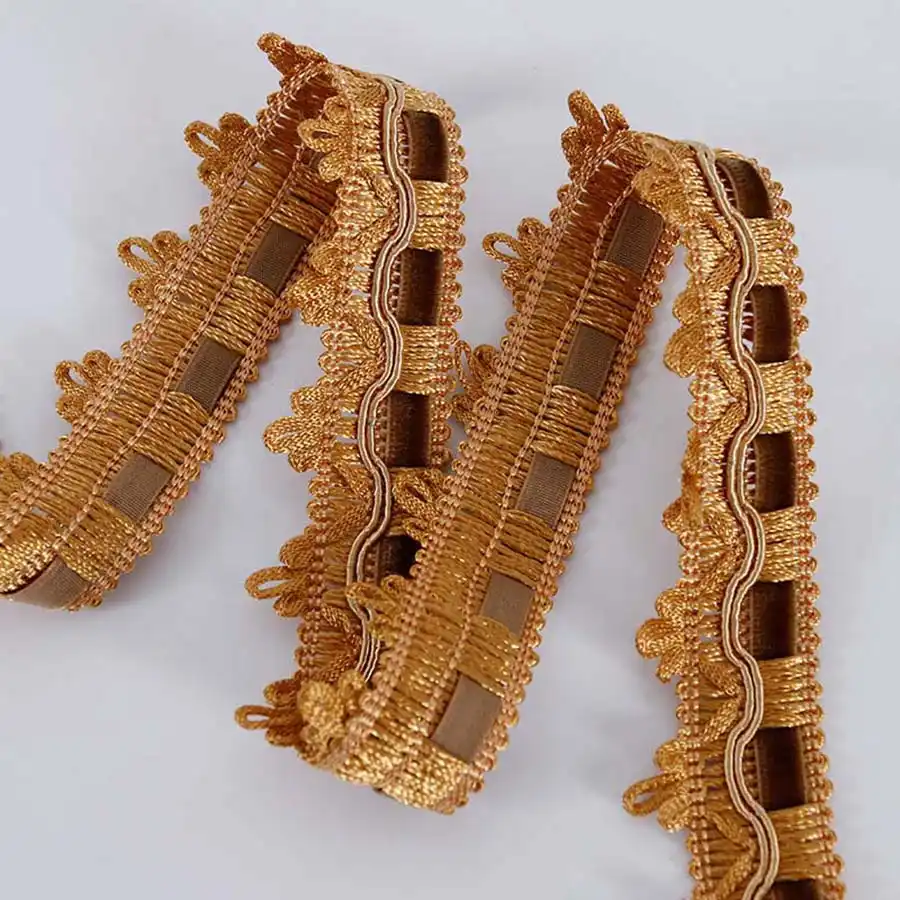 12 Meters 2 5cm Braid Velvet Trim Lace Webbing Polyester Satin