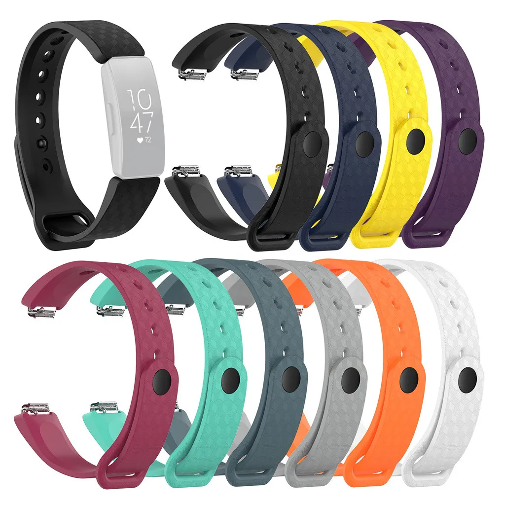 

Silicone Bracelet Watch Band For Fitbit Inspire/Inspire HR Silicone Bracelet Watch Band Wristband Strap Small 528