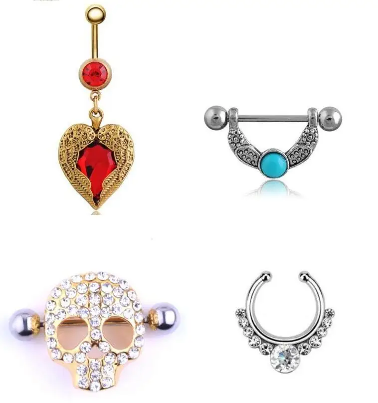 Belly Chains Eyebrow Jewelry Lip Piercing Jewelry Navel & Bell
