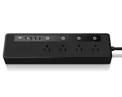 Wi-Fi Smart power Strip стабилизатор напряжения несколько розеток 3 USB порта Голосовое управление для Amazon Echo Alexa Google домашний таймер