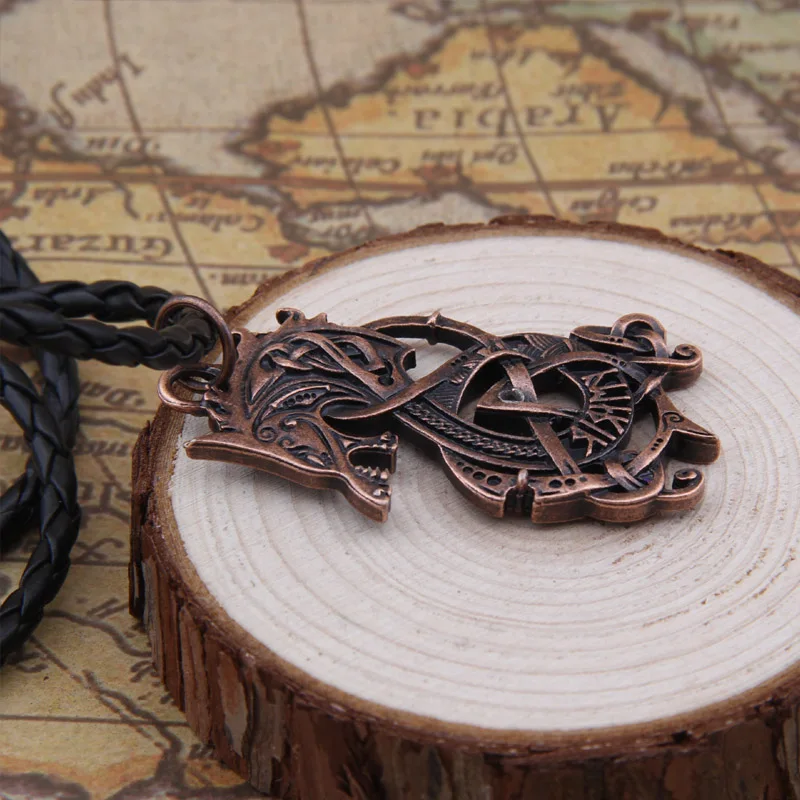 Скандинавский кулон викинга скандинавский волк амулет кулон ожерелье скандинавские ювелирные изделия талисман