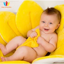 Bathtub Cushion Flower Soft-Seat Lotus-Shape Foldable Blooming Skin Newborn