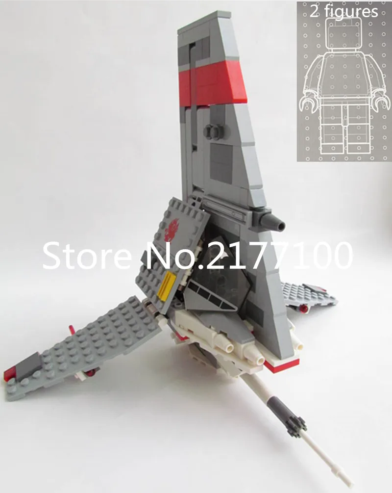 

New 10372 Star series The T-16 Skyhopper Model Building Blocks set Compatible original 75081 classic education Toys for children