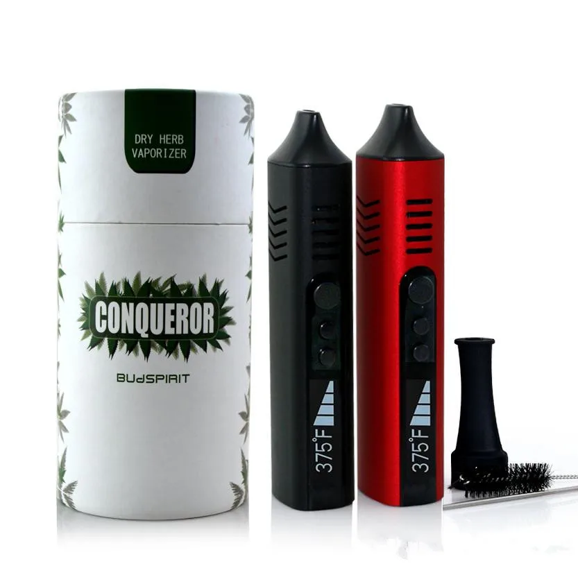 Original Conqueror Vaporizer Dry Herb Electronic Cigarettes 2200mAh Herbal Vape Pen Kit with OLED Dispaly Temperature Control Original Conqueror Vaporizer Dry Herb Electronic Cigarettes 2200mAh Herbal Vape Pen Kit with OLED Dispaly Temperature Control