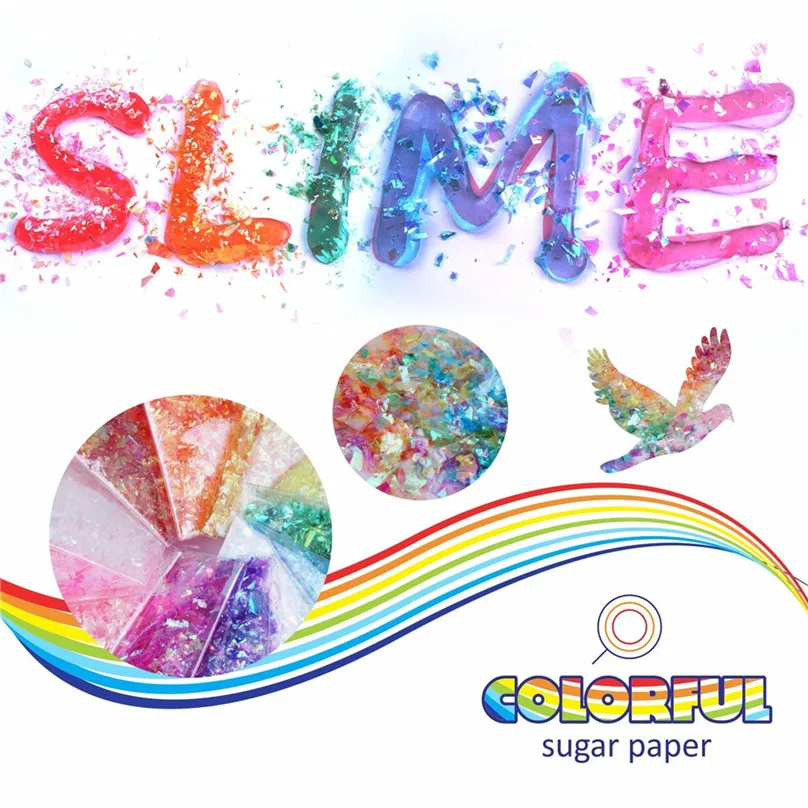 Слайм поставки набор 60 упаковок Slime бусины подвески резиновые приборы для глина "сделай сам" изготовление ручной работы художественный подарок#4M17