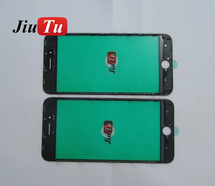 A+ Quality For iPhone 8G 8 Plus Outer Glass With Middle Frame Bezel Pre-Assembled Front Glass Lens Cold Press 4.7 5.5 inch (2)