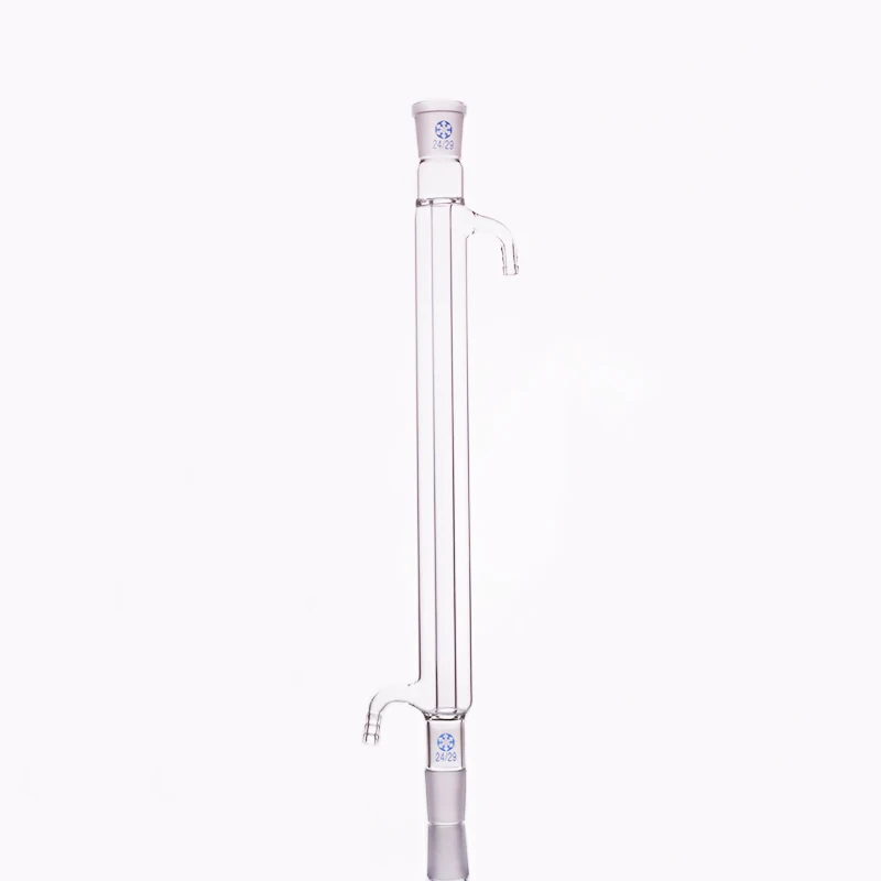 

Straight condenser 250mm/24*2,Condensation length 250mm,Condenser Liebig with fused inner tube,standard ground mouth 24/29
