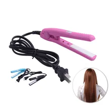 Mini Ceramic Plate Hair Iron Perm Splint Hairdressing Tourmaline Fast Hair Straightener Salon Hair Styling Tools Hair Straighten