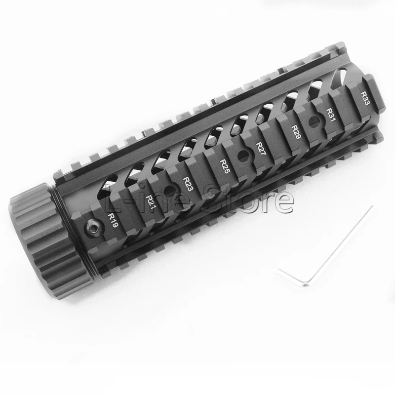 AR15 M4 7 &quotБесплатная поплавок Quad Rail RIS Handguard Picatinny подходит для. 223 5 56 для охоты