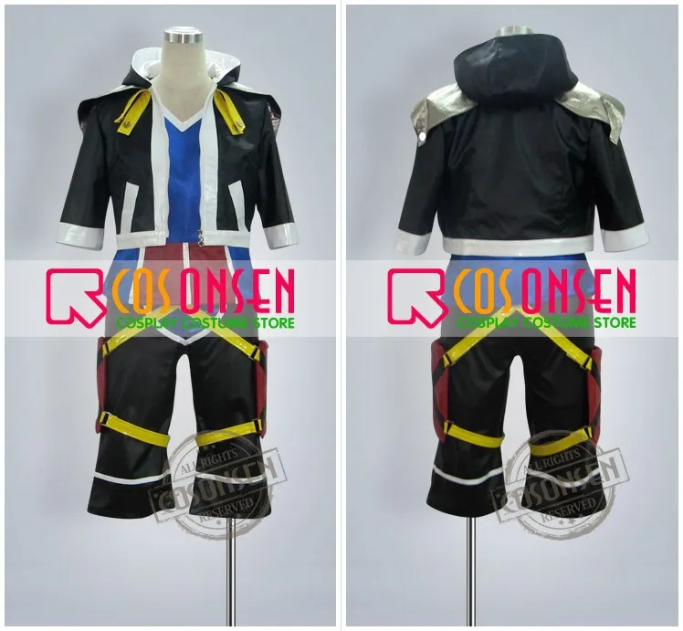 COSPLAYONSEN Kingdom Hearts II 2 Сора Косплей Костюм Все Размеры