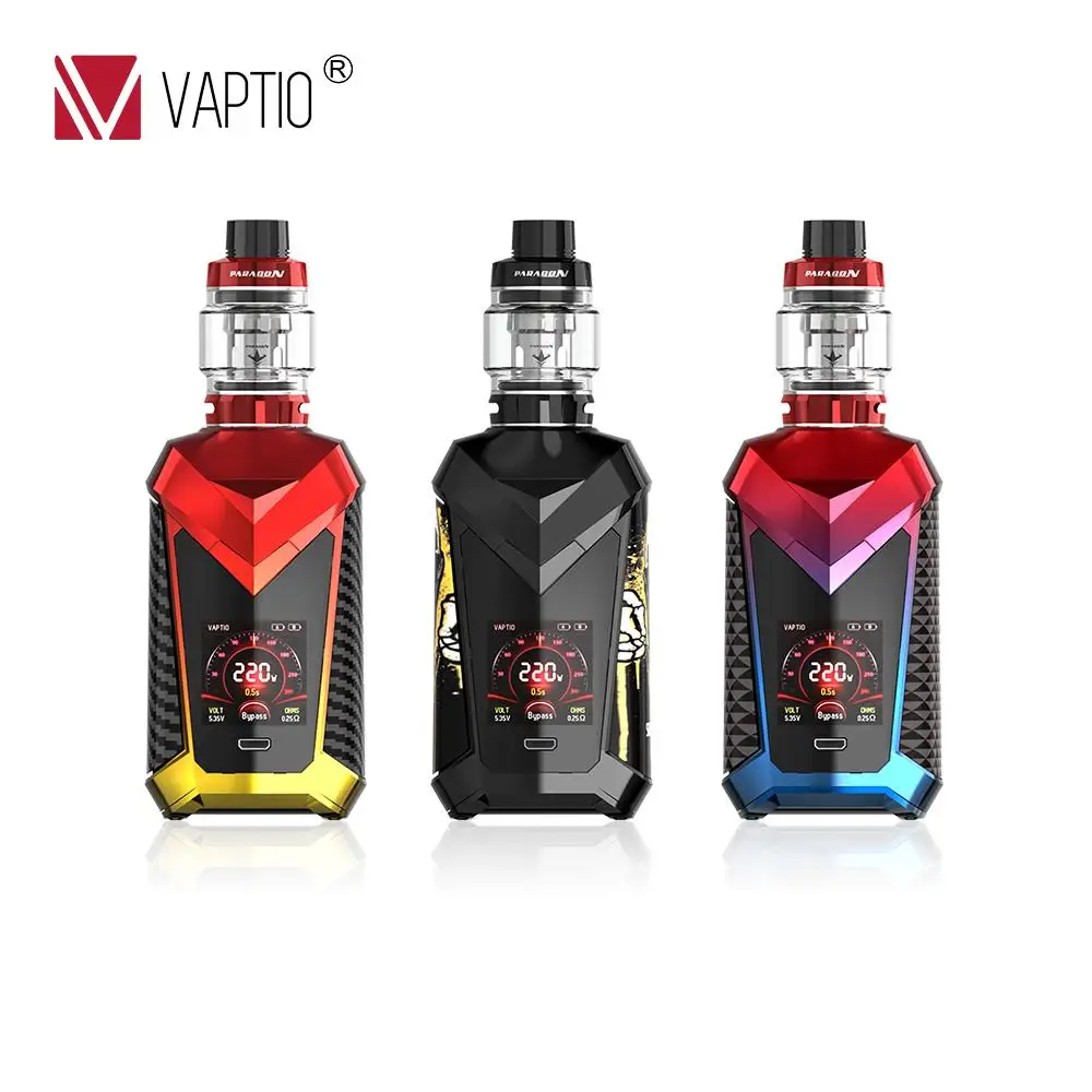 

Vaptio Super Cape vape Kit E-cigarette Kits Tank Capacity 8.0 ml/2.0 ml 1.3inch HD color TFT screen and cool design