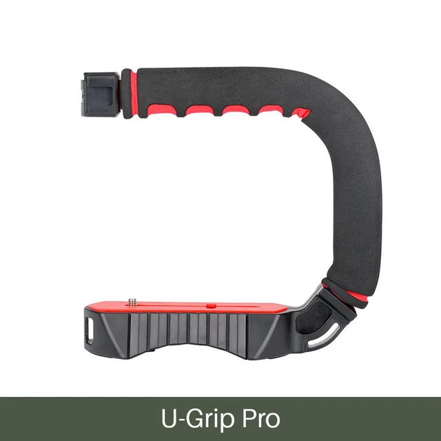 U-Grip pro тройное крепление для обуви DSLR rig 5D2 Ручной Стабилизатор камеры DV steadicam смартфон мобильный видео steadycam установки - Цвет: UGrip