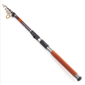 

New arrival Super Light Carbon Portable Telescopic Pole Saltwater Casting Spinning Fish Pole Hand Sea Fish Tackle Free Shipping