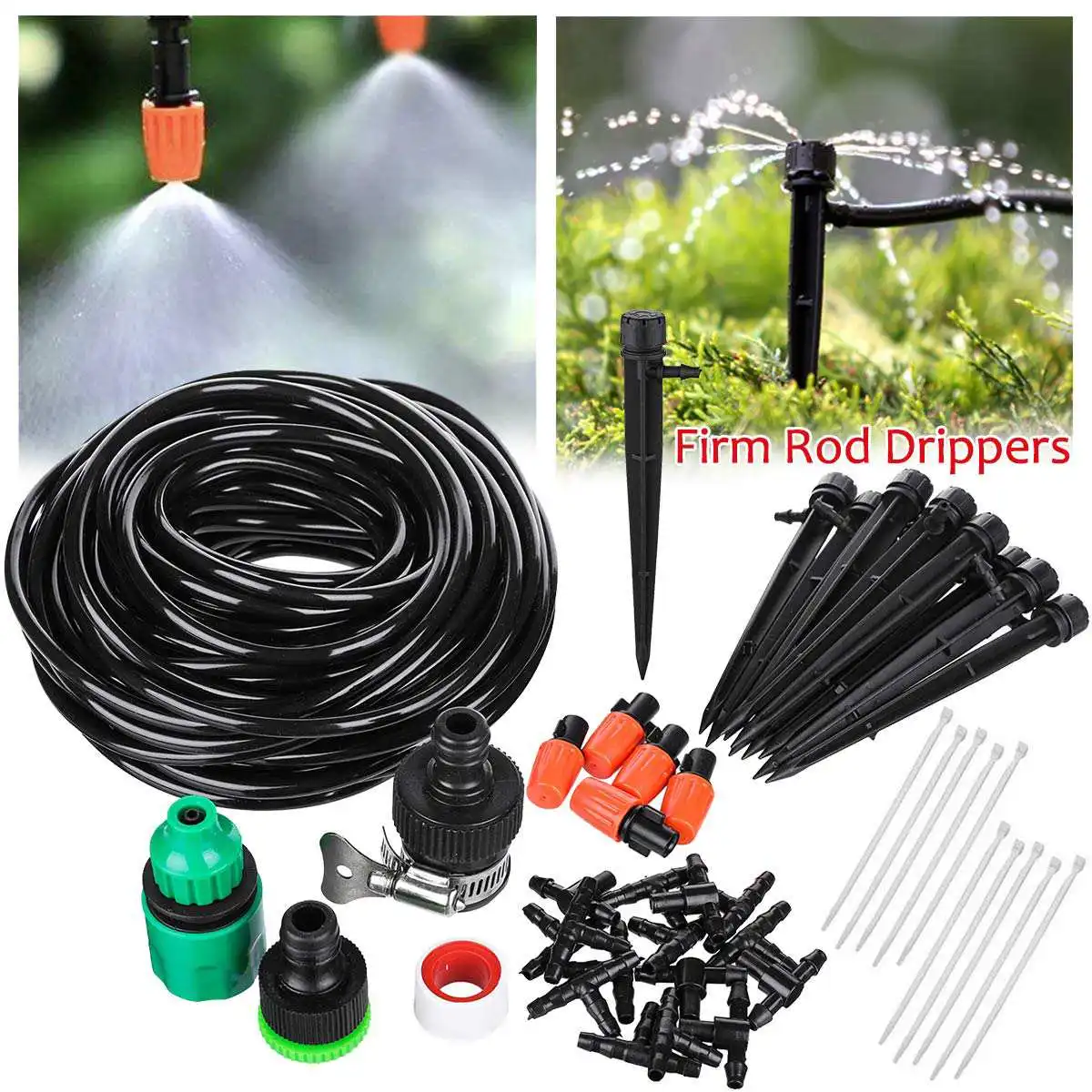 

20/40m DIY Micro Drip Spray Watering Irrigation Set New Garden Automatic Pouring Drip Irrigation System Garden Irrigation Kit