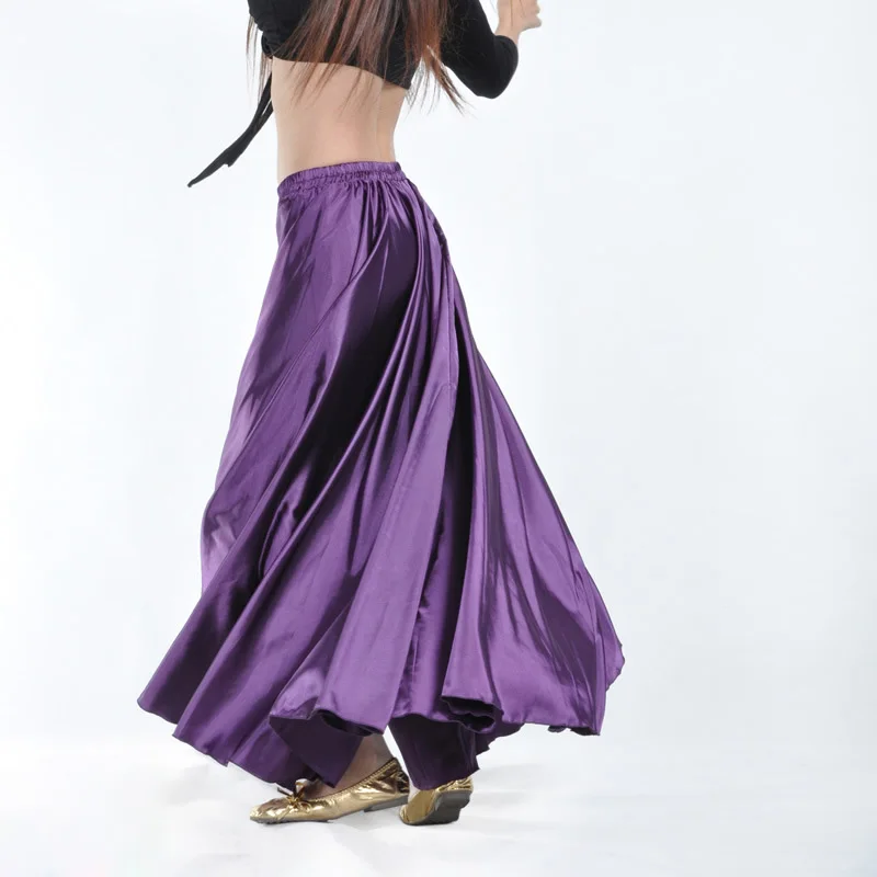 Шифоновая юбка для танца живота для женщин дешевый костюм для танца живота цыганские юбки распродажа женское платье для танца живота - Цвет: Purple