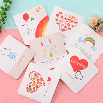 

10 Card+10envelopes/set Mini Greeting Cards Cute Letter Paper Set Kawaii Stationery Envelope Writing Paper School Supplies