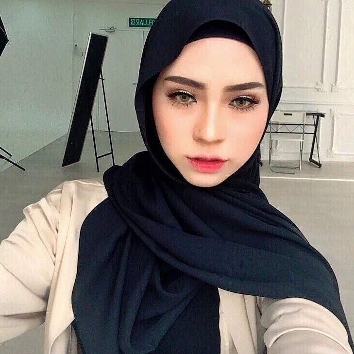 Женский простой пузырьковый шифоновый шарф хиджаб однотонный шаль на голову мусульманские хиджабы шарфы Bufanda Mujer бандана