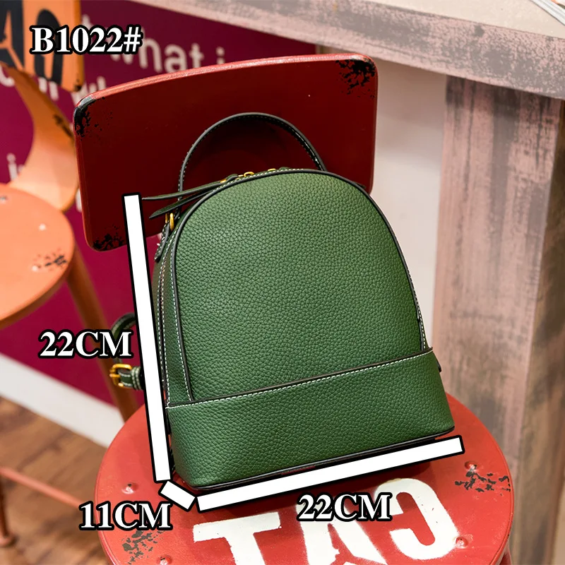 

LUODUN 2018 new backpack female shoulder bag leather fashion Korean wave simple bag college wind mini bag ladies bag
