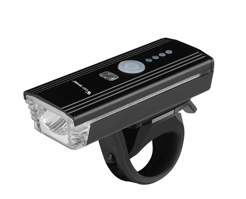 WEST BIKING умный индукционный велосипедный светильник водонепроницаемый передний светильник USB Перезаряжаемый флэш-светильник светодиодный задний светильник MTB велосипедная лампа