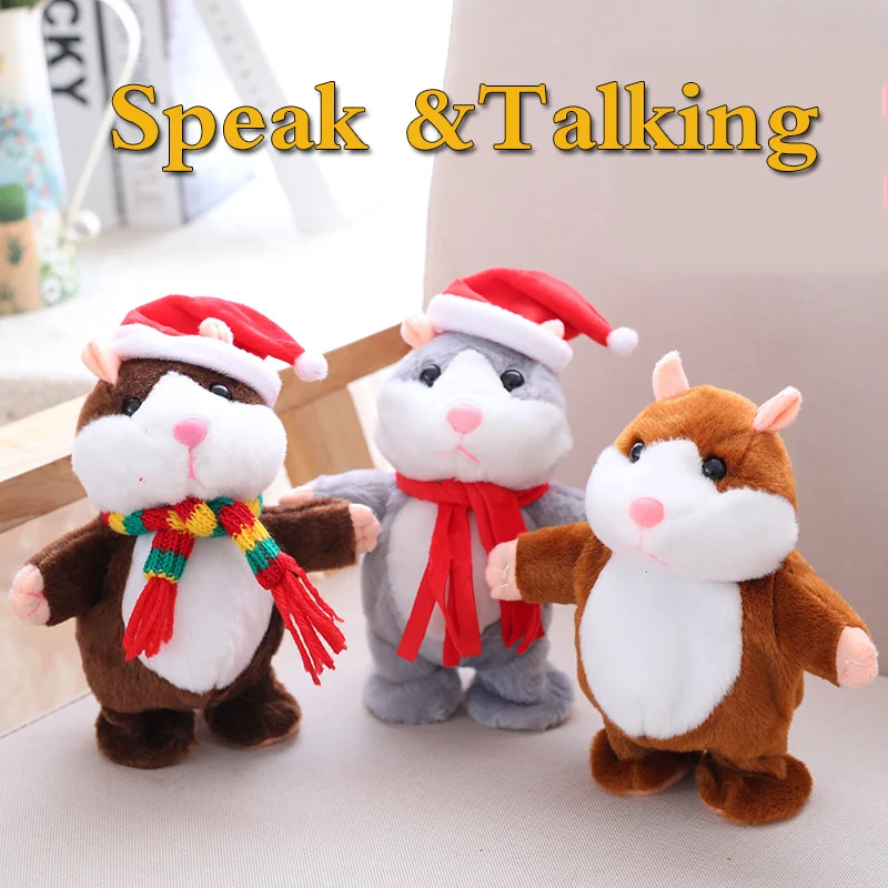 Stuffed e Plush Animais hamster som presentes de natal Tema : Personagem de Cinema e tv