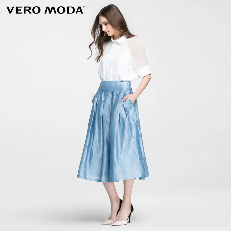 Vero Moda Бренд 2018 Новинка Женская Юбка Нательный Фасон А- Стиль Вид Застёжки Молния с