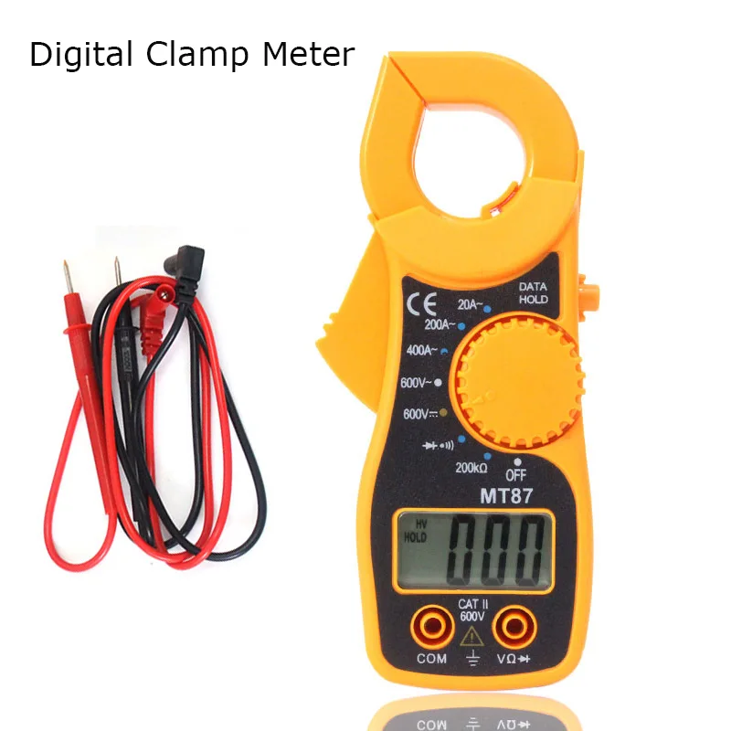 

MT87 liquid crystal display clamp meter multimeter AC Resistance Amp Ohm Tester digital multimeter