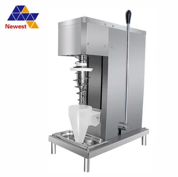 

Cheap price Electric Fruit yogurt ice cream blender mixer machine/Real fruit ice cream Swirl Freeze Machine